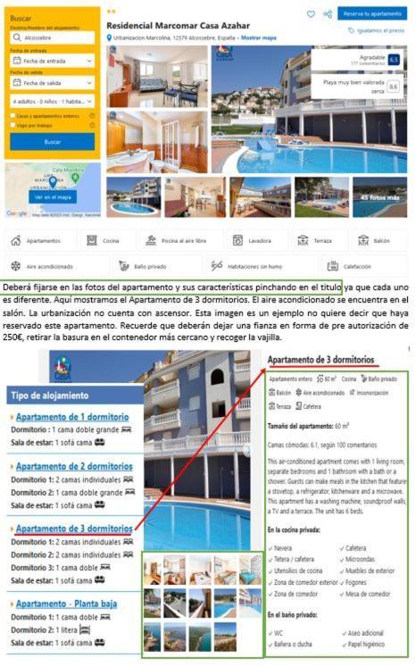 Appartamento Residencial Marcomar Casa Azahar Alcossebre Esterno foto